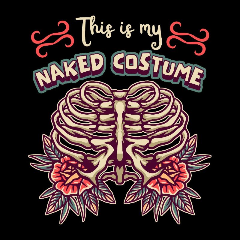 Skeleton, skeleton, skull, comic-style saying