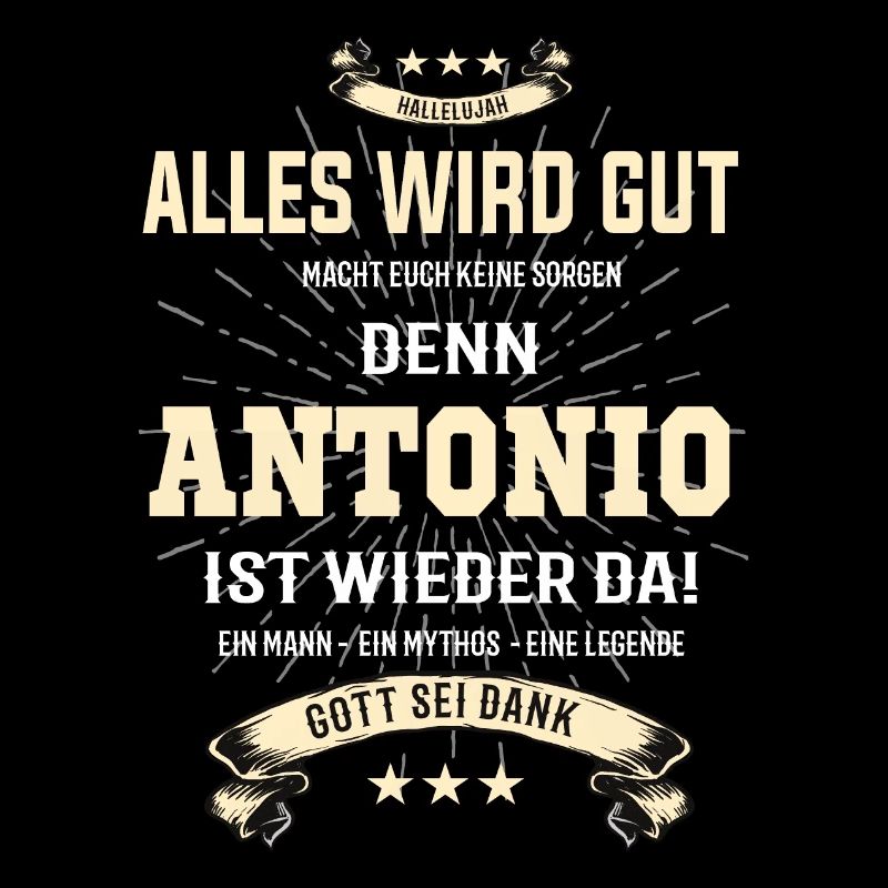 Alles wird gut denn Antonio Ist da Outfit