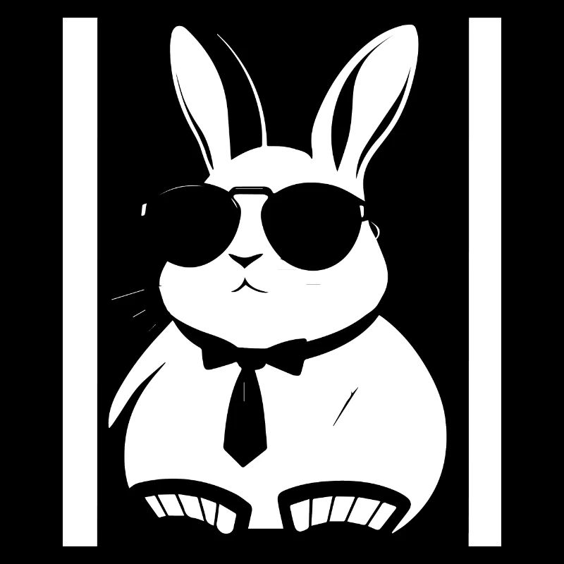 Funny Rabbit Sunglasses Cool Sunglas Rabbit