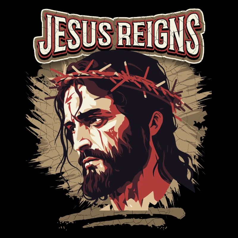 Jésus Passion Chemin Christ avec couronne d’épines