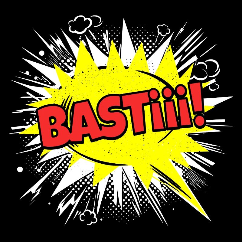 Basti Sebastian Name Funny Speech Bubble