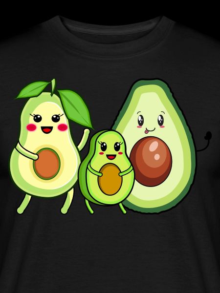 Avocado family on vacation