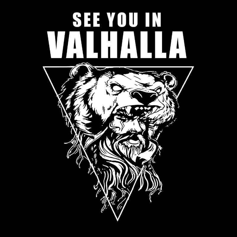Viking Tshirt Viking Valhalla Valhalla God Odin