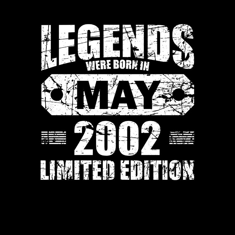 22nd Birthday May Vintage 2002 Gift Idea