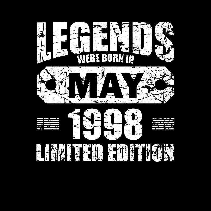 26th Birthday May Vintage 1998 Gift Idea