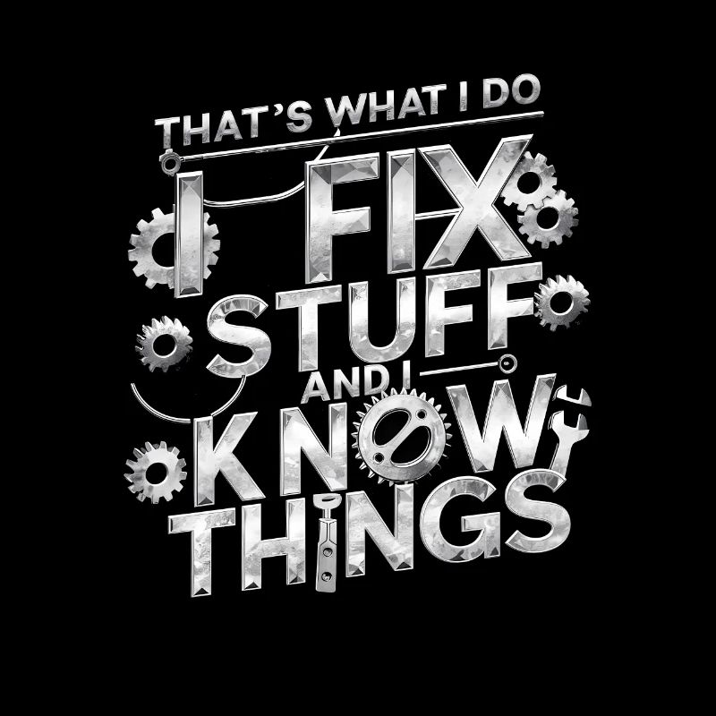 Car mechanic mechatronics technician screwdriver sayings