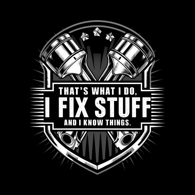 Car mechanic mechatronics technician screwdriver sayings