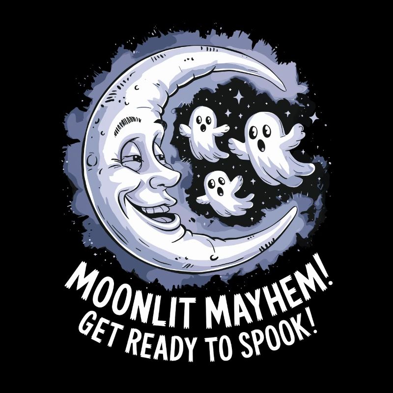 Moonlight Chaos Ghosts Ready for Haunting