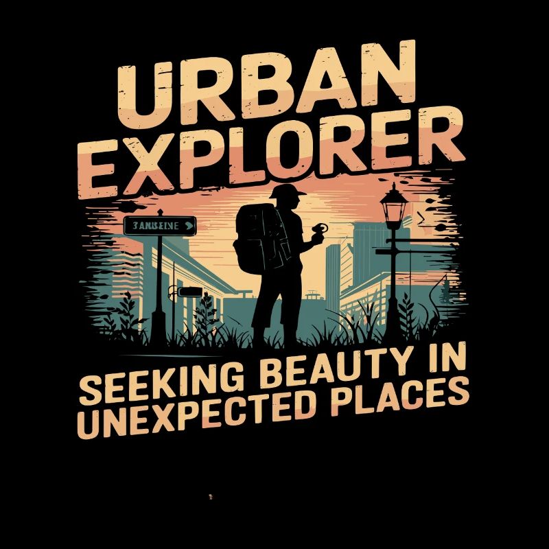 Explorateur urbain Beauté dans des endroits inattendus