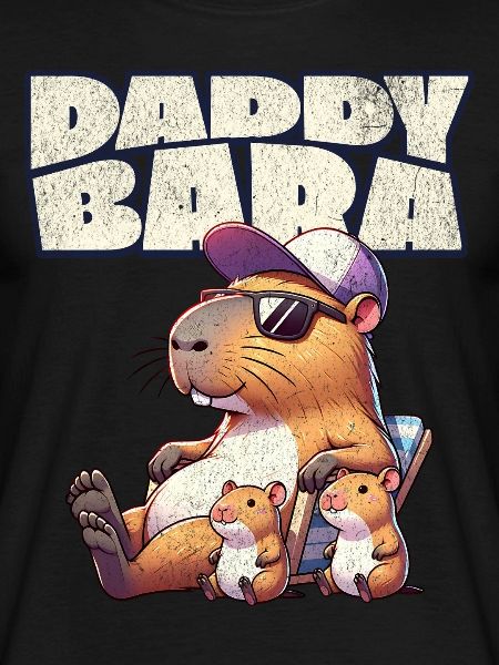 Daddybara Capybara Father Dad