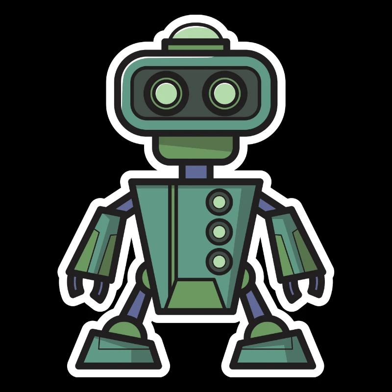 Robot Science Fiction Gift Kids Funny Bot