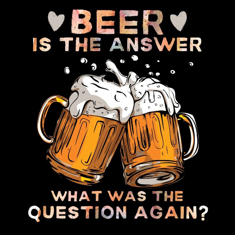 Beer Drinker Funny Beer Saying Beer-Is-The-Answer