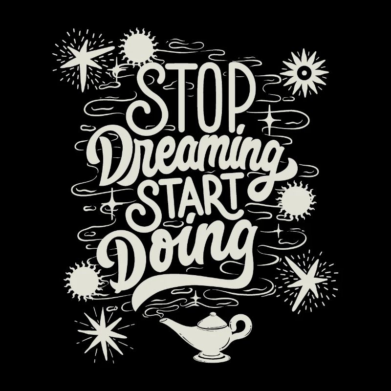 Motivation, motivational slogan saying, typography