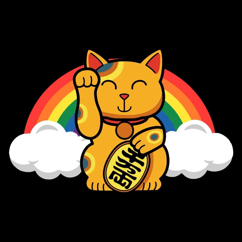 Fortune Cat Pride Maneki Neko Japanese Lucky Cat