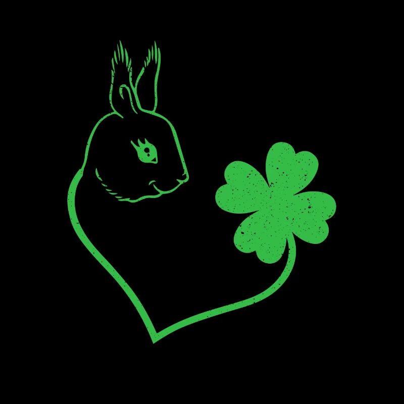 Écureuil Cloverleaf Lucky Charm Amour