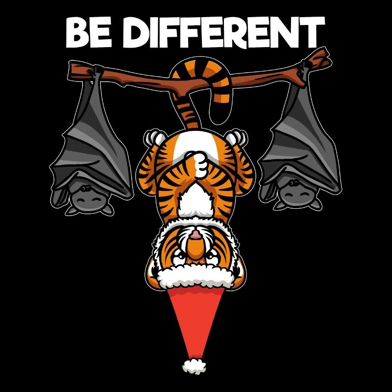 Be Different Tiger Bat Santa Claus