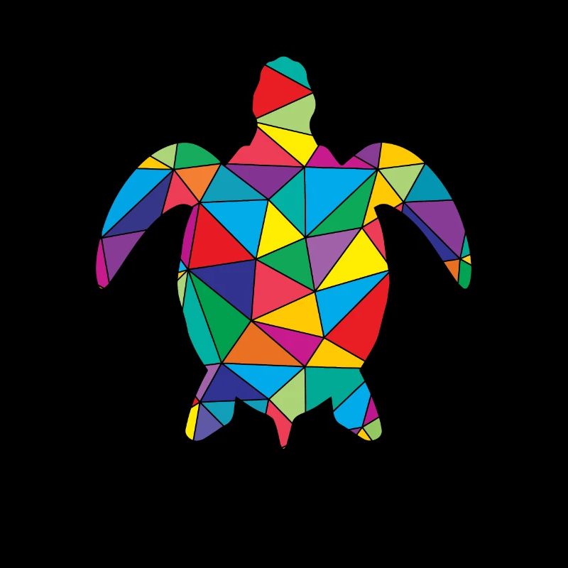 Low Poly Turtle Geometry Polygon Turtle