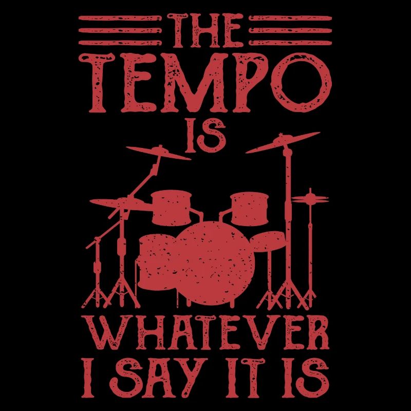 Drummer Determines The Tempo Drummer Gift