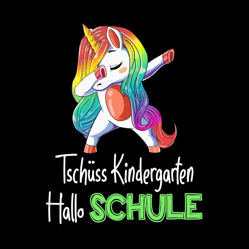 Einhorn Tschüss Kindergarten Einschulung 2019