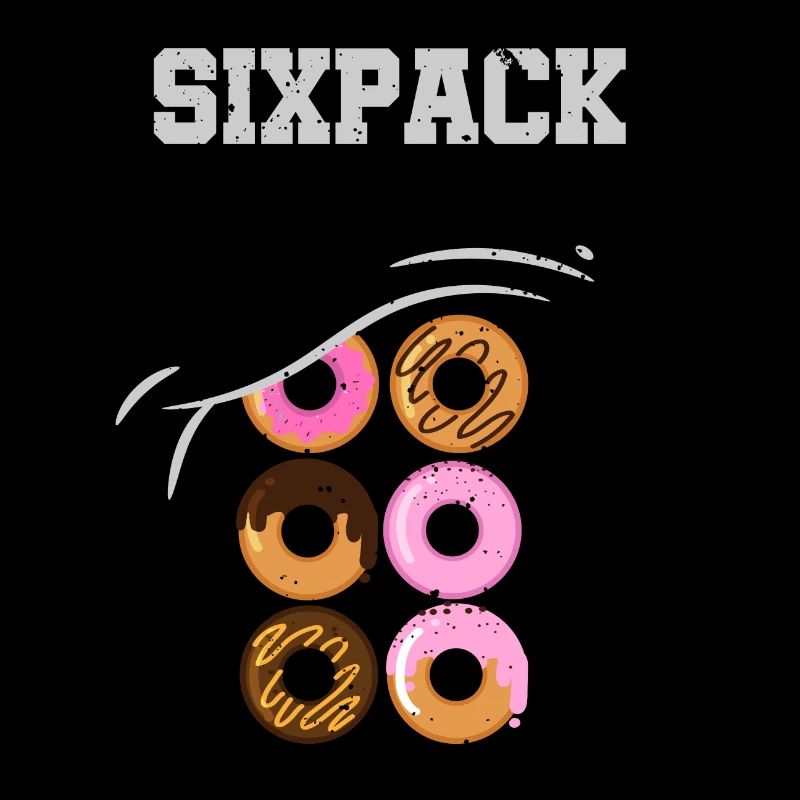 Donut Bagel Dessert Bacon Abdominal Sixpack