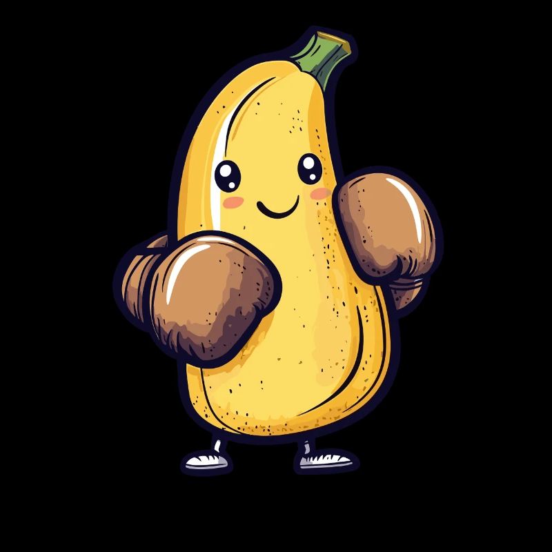 Boxende Banane