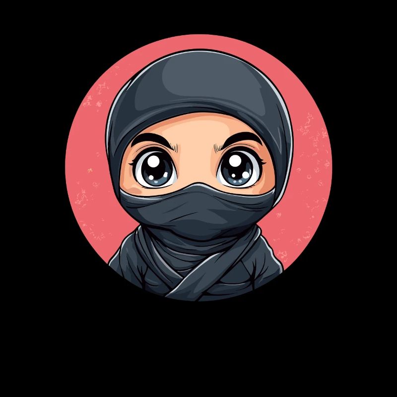 Ninja mit großen Augen