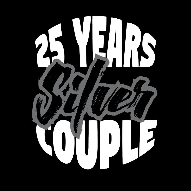 25 ans! Paire d’argent - Mariage d’argent