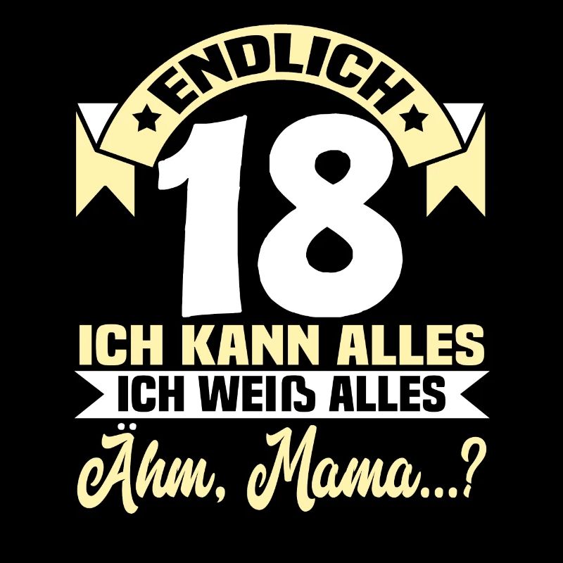 18 Geburtstag Spruch Geburtstagsgeschenk Geschenke