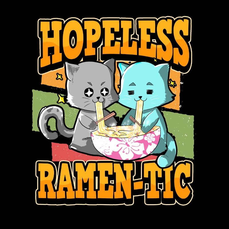 Drôle Anime Ramen Romantisme Otaku sort cadeau