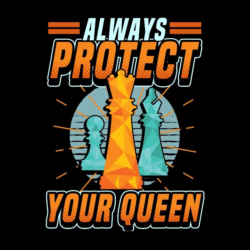 Cadeau de jeu de société Chess Checkmate Queen