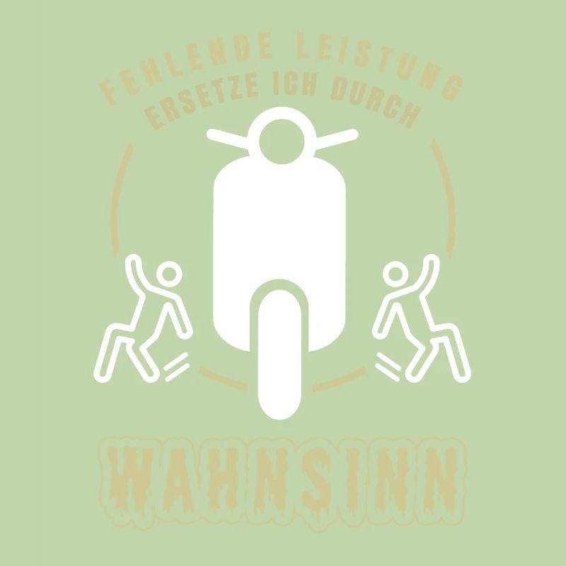 Witziger Roller Spruch Rollerfahrer Zweirad