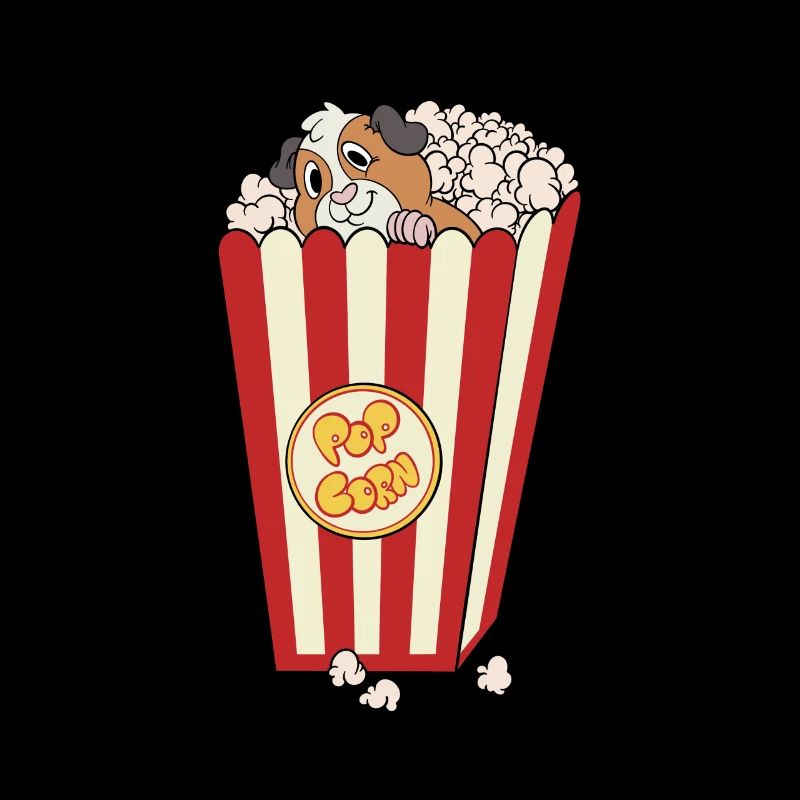 Cochon d'Inde Popcorn Popcorn Bag Guinée Pig