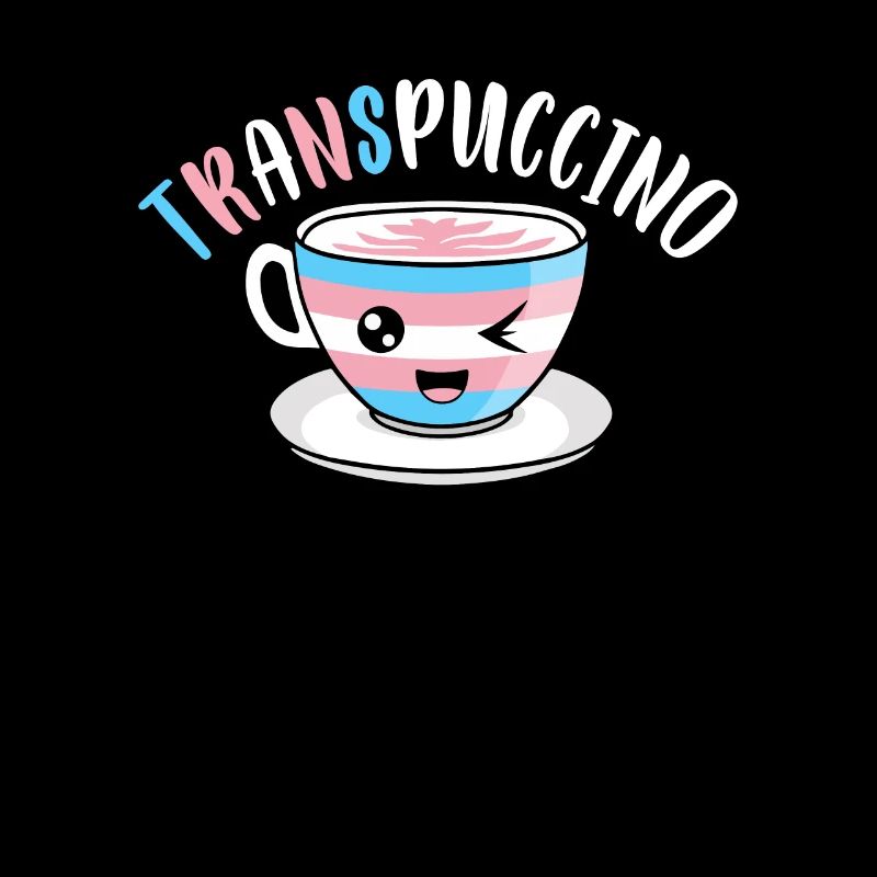 Cappuccino Trans Drapeau Trans Café
