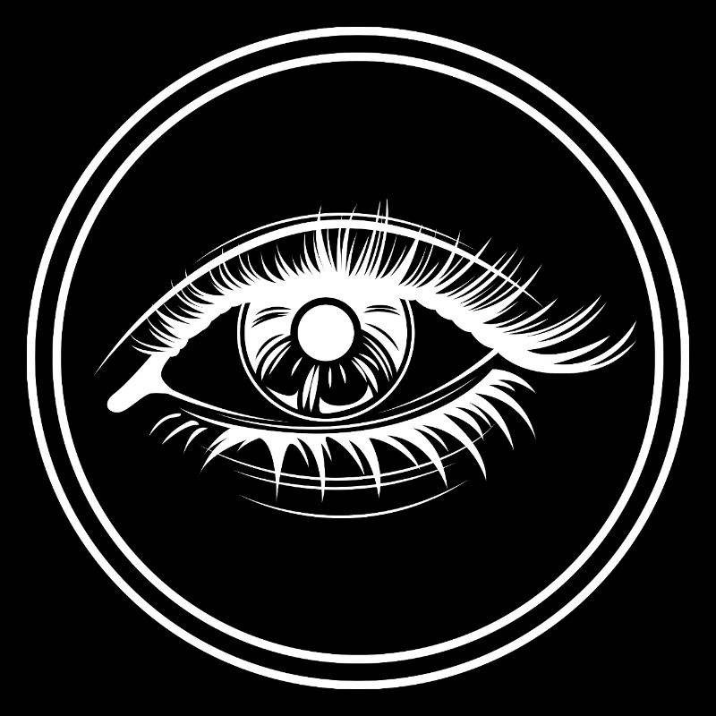 Eye symbol eyelashes
