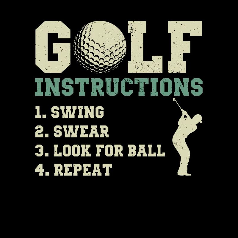 Golf Rolig golfare Gåva Golf golfare
