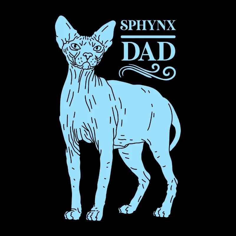 Sphynx dad Sphynx chat Sphynx sphinx chat cadeau