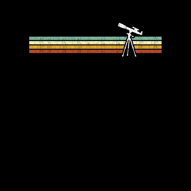 Astronome de télescope de télescope d'astronomie vintage
