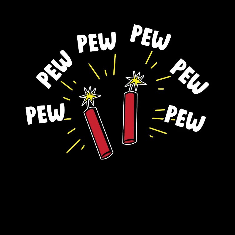 Pew Pew New Year's Eve Fireworks Firecracker Pyrotechnics