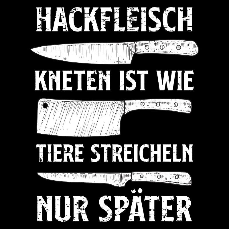 Hackfleisch kneten ist wie Tiere streicheln später