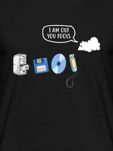 Jeg er ude du fools Funny Data Storage Evolution