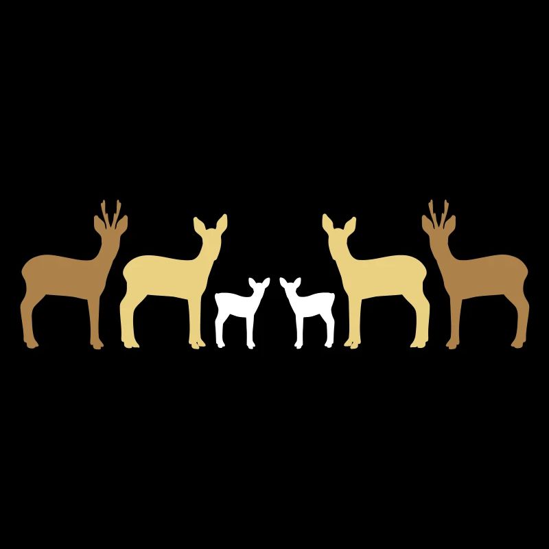 Cerf serrer les coudes vekt