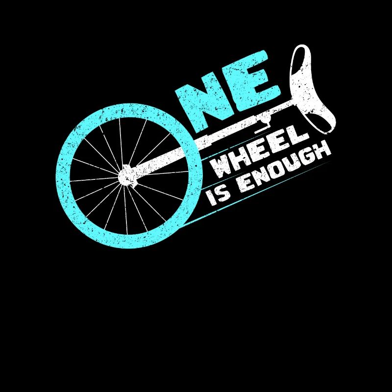 Monocycle pilote typographie unicycles