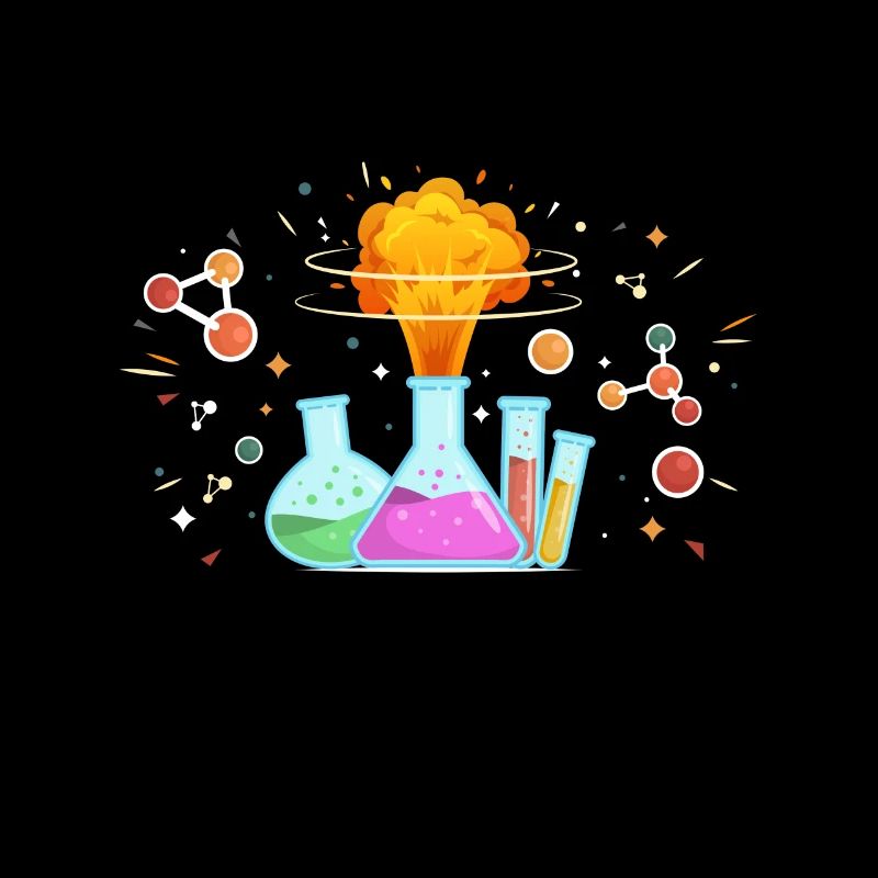 Chimie chimiste cadeau science molécule atome