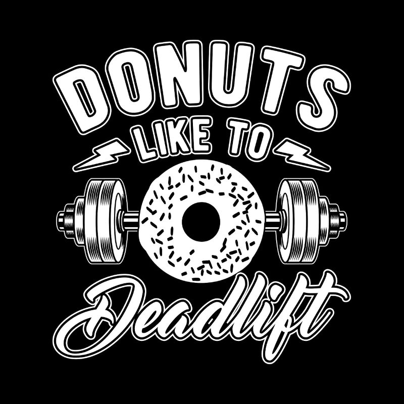 Powerlifting Bodybuilder Donuts Like To Deadlift