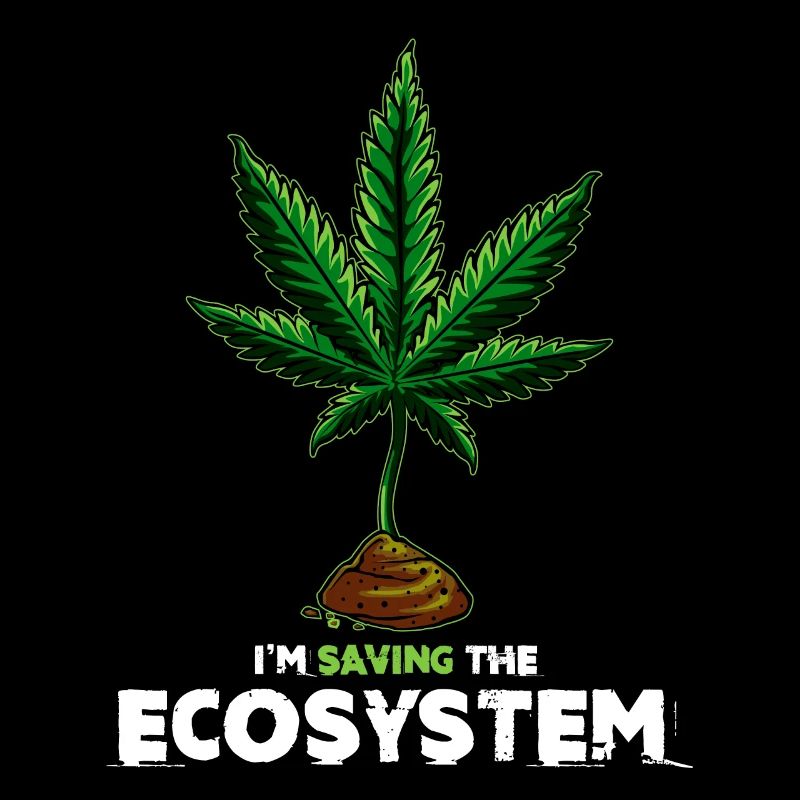 Cannabis Ganja Statement grass gift trendy