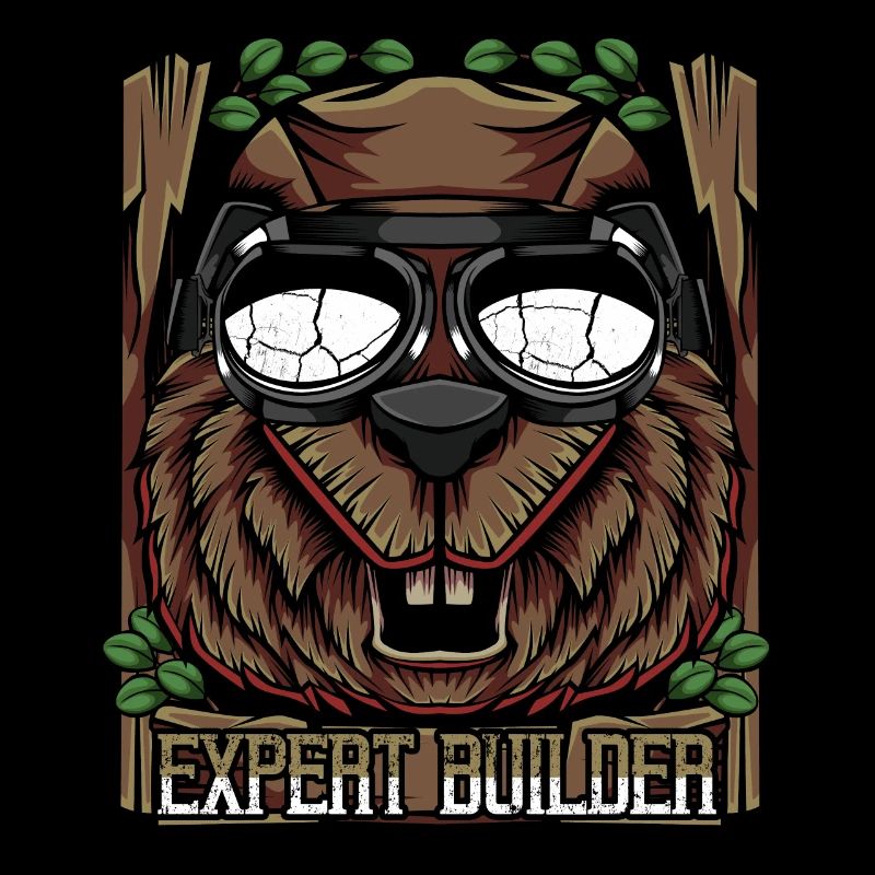 Beaver dam Constructeur d'animaux modernes