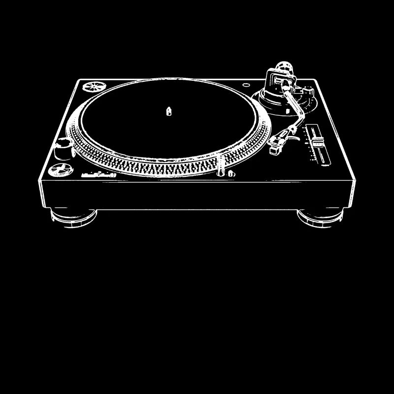 Turntable Turntable Sketches DJ Equipment