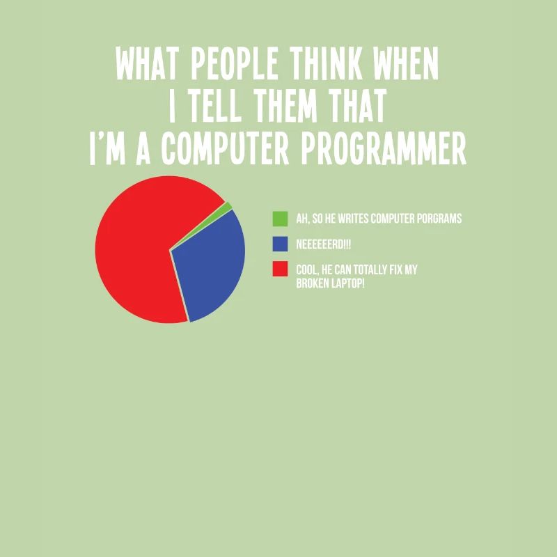 Lustiger Spruch für Informatiker Programmierer