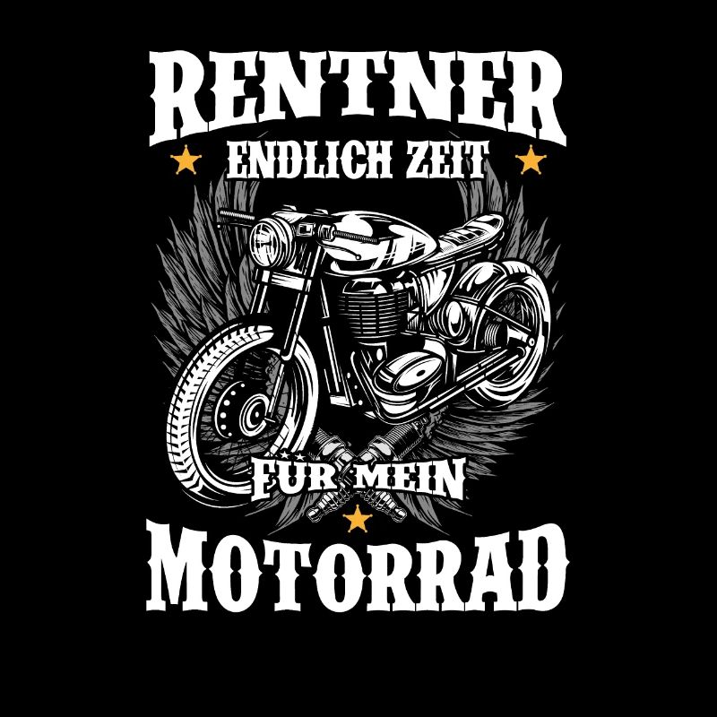 Rentner Motorrad Hobby Biker Geschenk