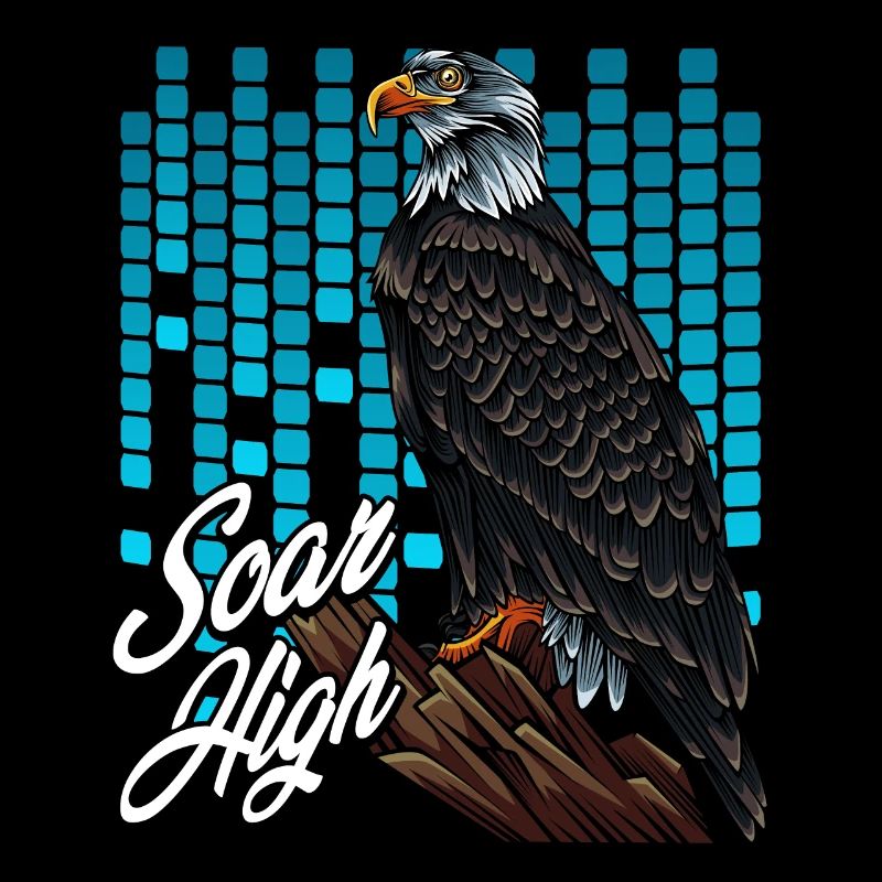 Modern Weißkopfseeadler Trendy Greifvogel Geschenk